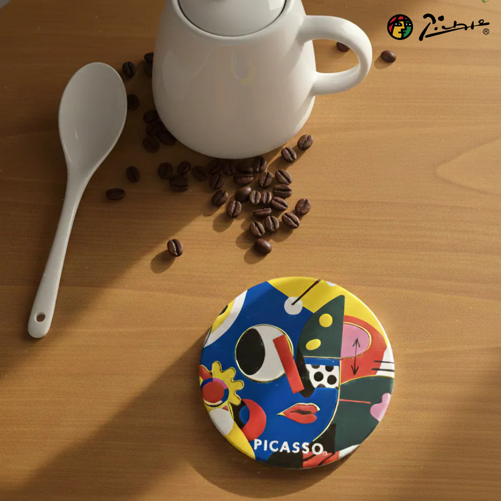 永恆畢卡索藝術杯墊｜《她的藍色心事》