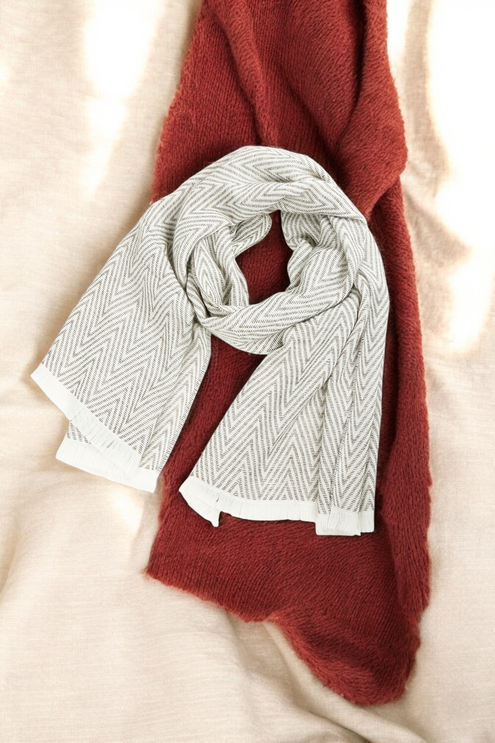 義大利山形紋圍巾