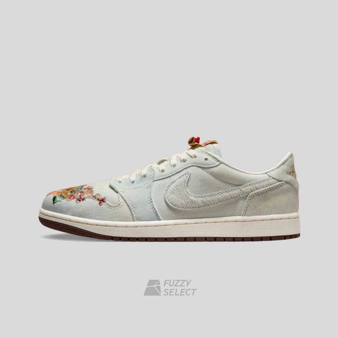 【逢甲 FUZZY】Air Jordan 1 "Year of the Horse" 灰白 花卉 IQ1108-011