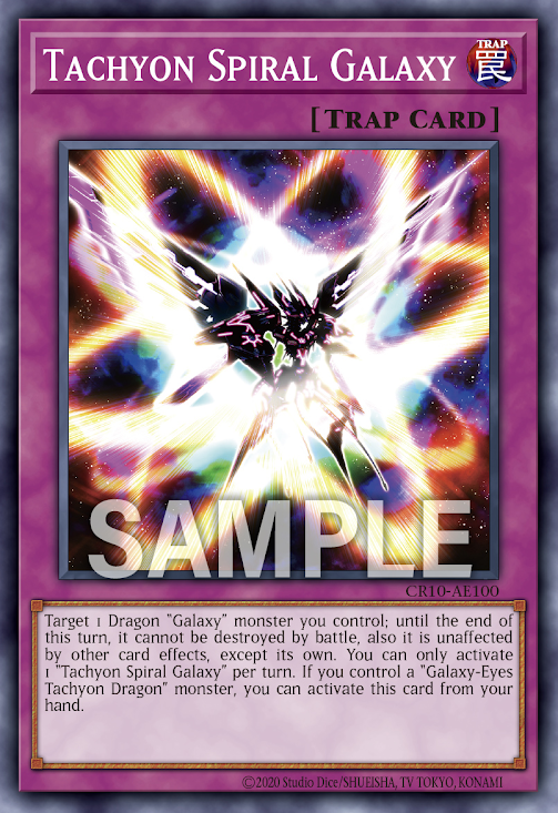 CR10-AE100 Tachyon Spiral Galaxy(時空銀河螺旋)