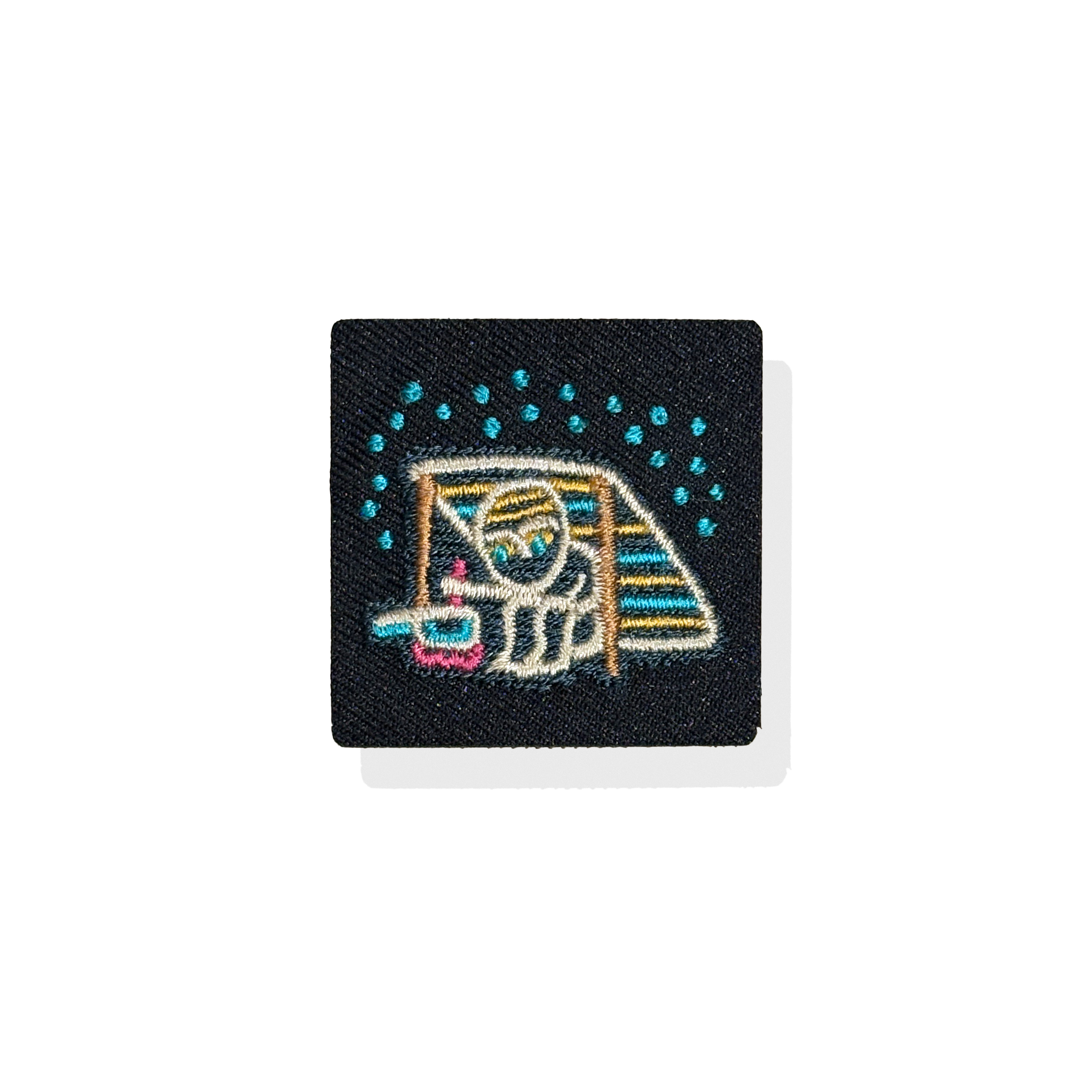 《不顧現實之依然可愛》刺繡魔鬼氈-方形