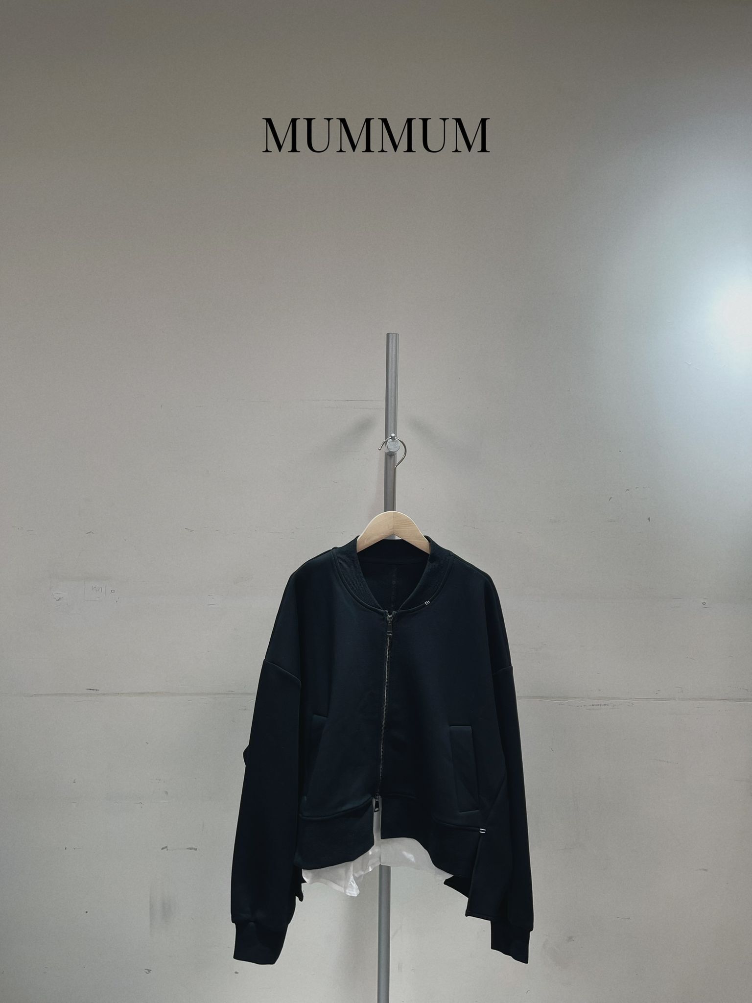 0213081a/假兩件短不規則邊外套　54/54/24