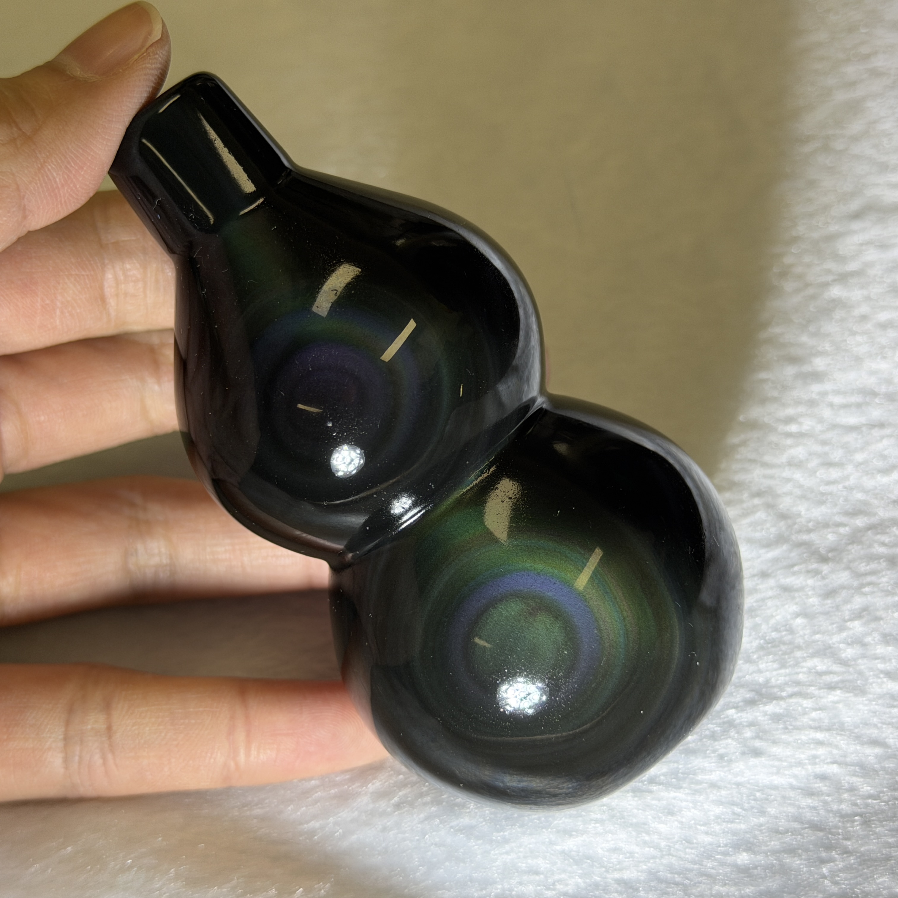 黑曜石葫蘆 9.7cm RBB1730