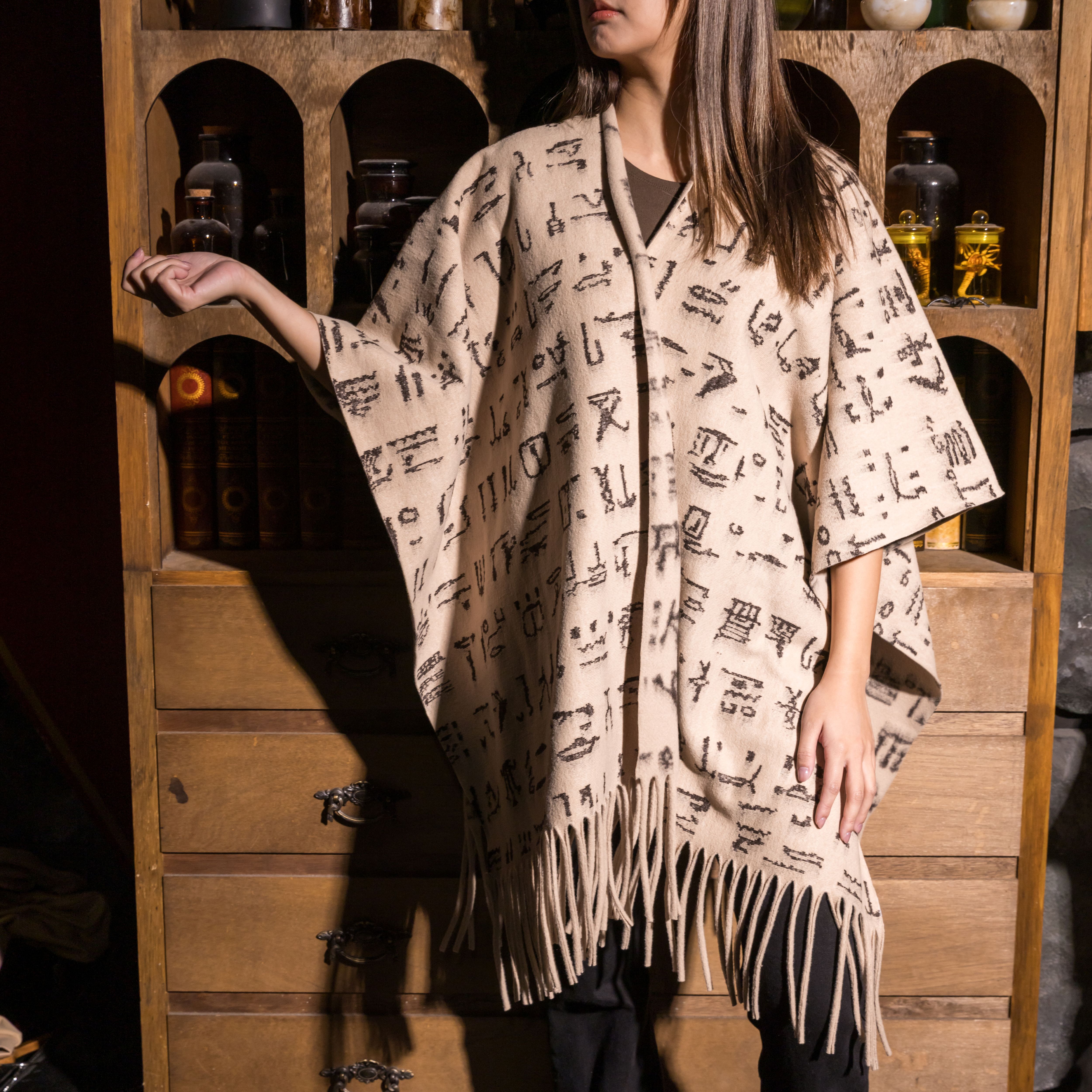 世界古文明披肩｜羅賽塔石碑