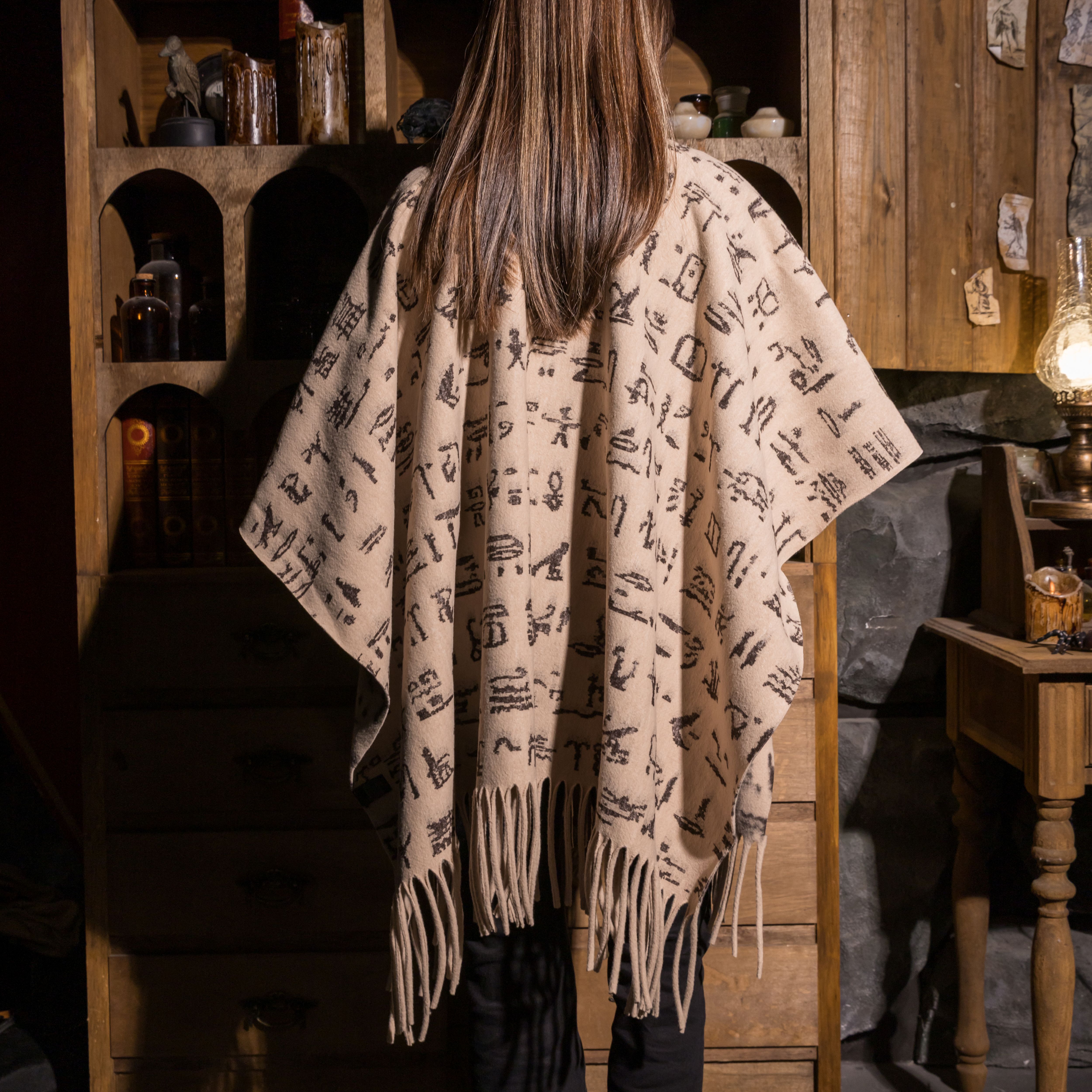 世界古文明披肩｜羅賽塔石碑