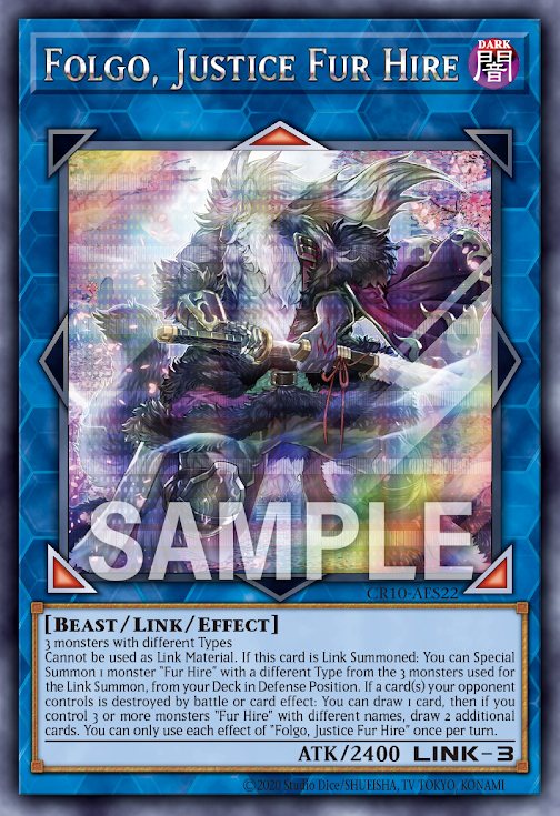 CR10-AES22 (SER)Folgo, Justice Fur Hire(空牙團的大義 法爾戈)