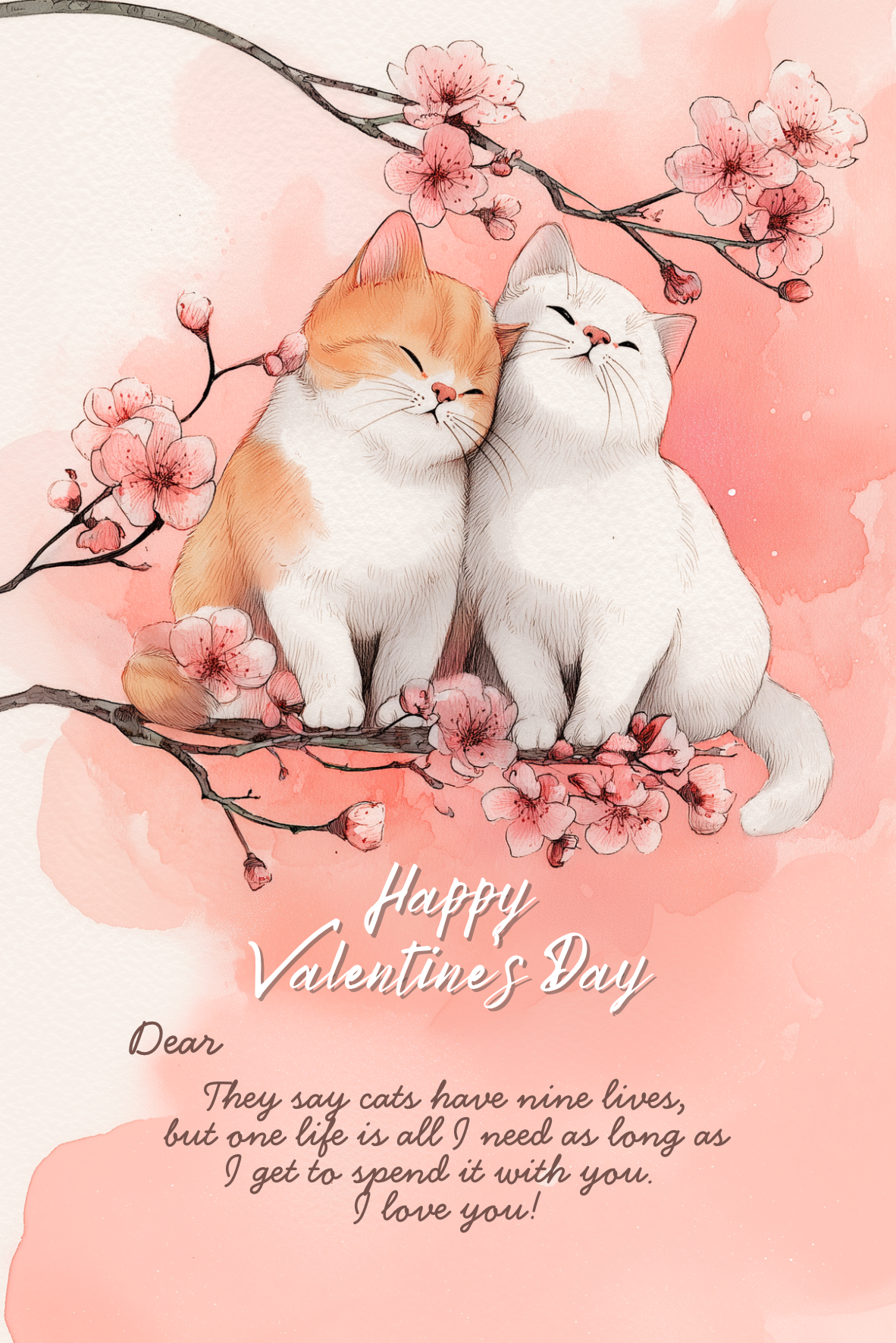 貓咪情人節卡（請於結帳頁加購）