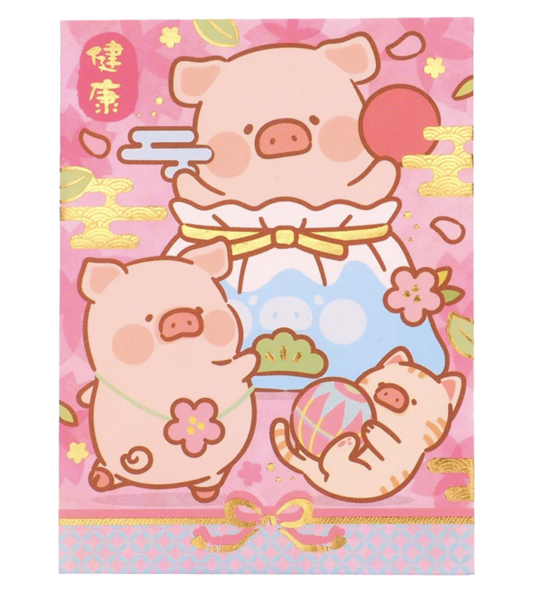 LuLu The Piggy "富士豬福袋" 盒裝和風大利是封 30個/ 盒 LU-8619-1