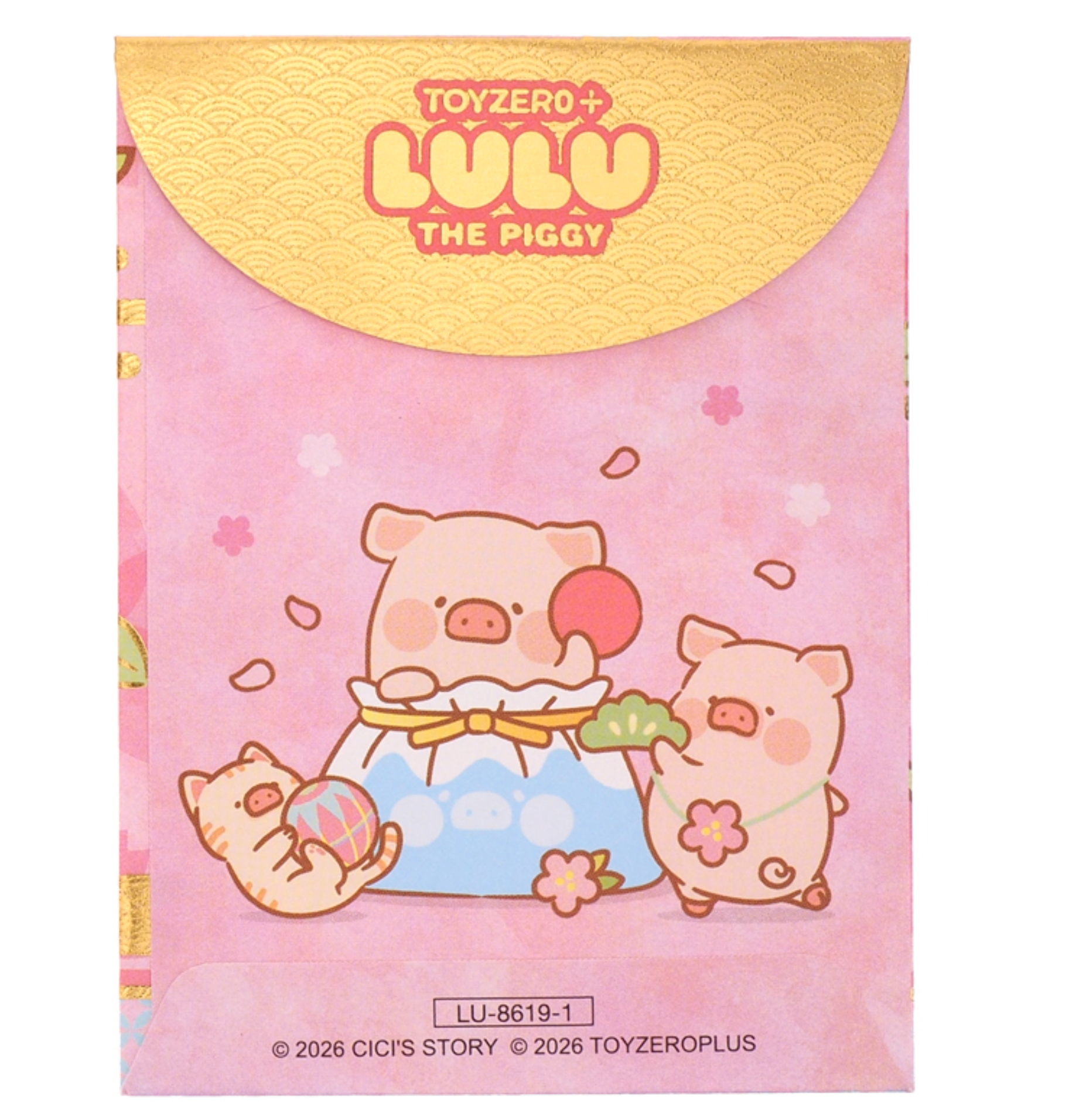 LuLu The Piggy "富士豬福袋" 盒裝和風大利是封 30個/ 盒 LU-8619-1