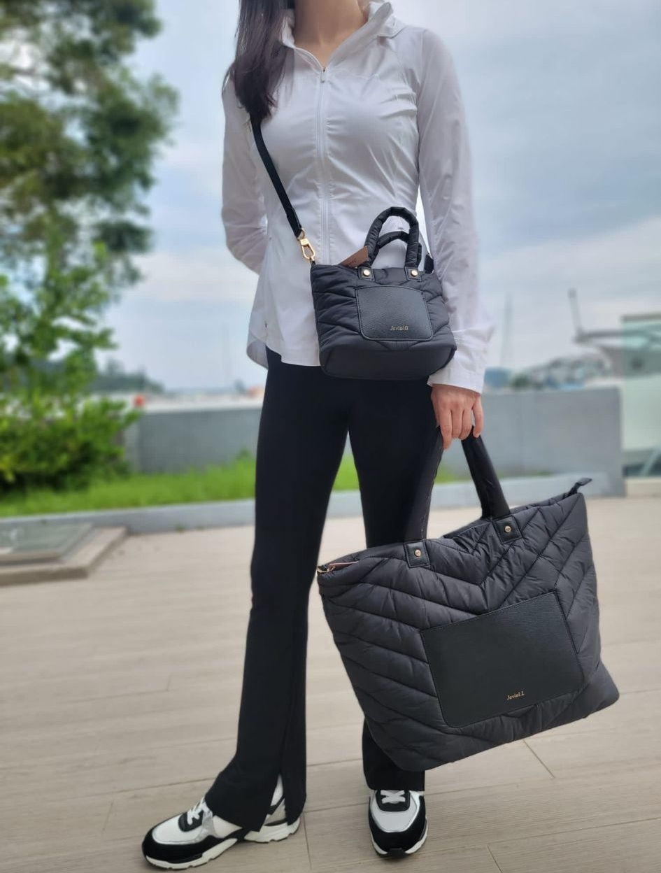 【預訂】AW011207 Jovial.L 絎縫托特包套裝 (MOM-JL9789)