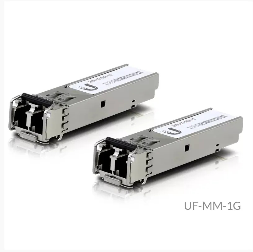 Ubiquiti UniFi 1G 多模光纖 SFP 模組｜MMF・LC・550m（UF‑MM‑1G / UACC‑OM‑MM‑1G‑D）