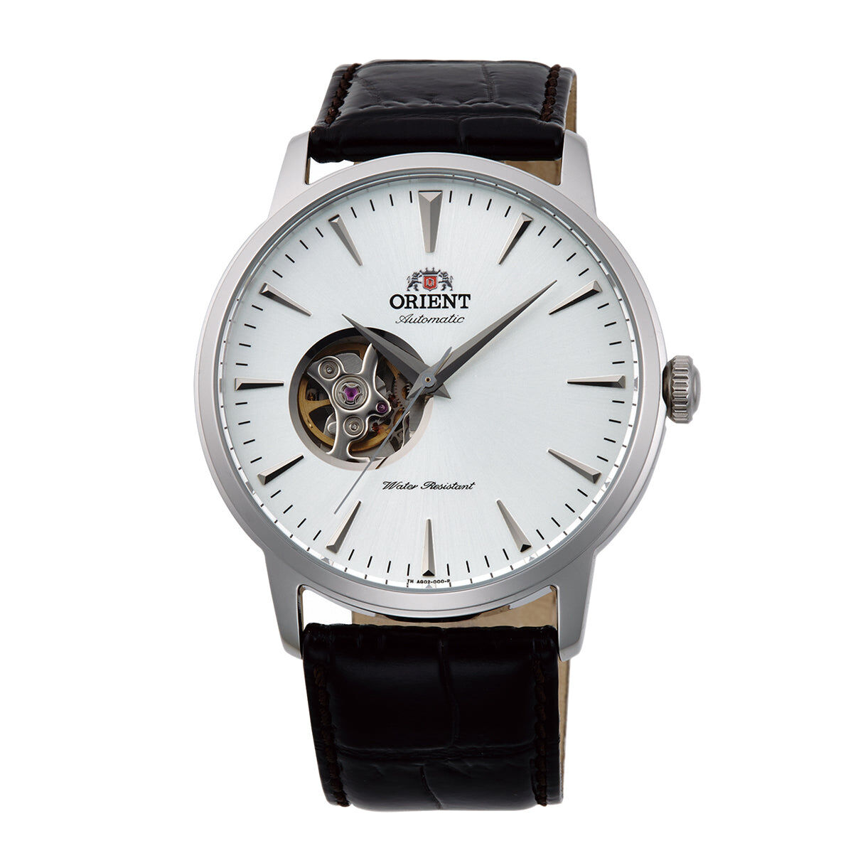ORIENT 東方錶 半鏤空機械錶 皮帶款 TAG02005W