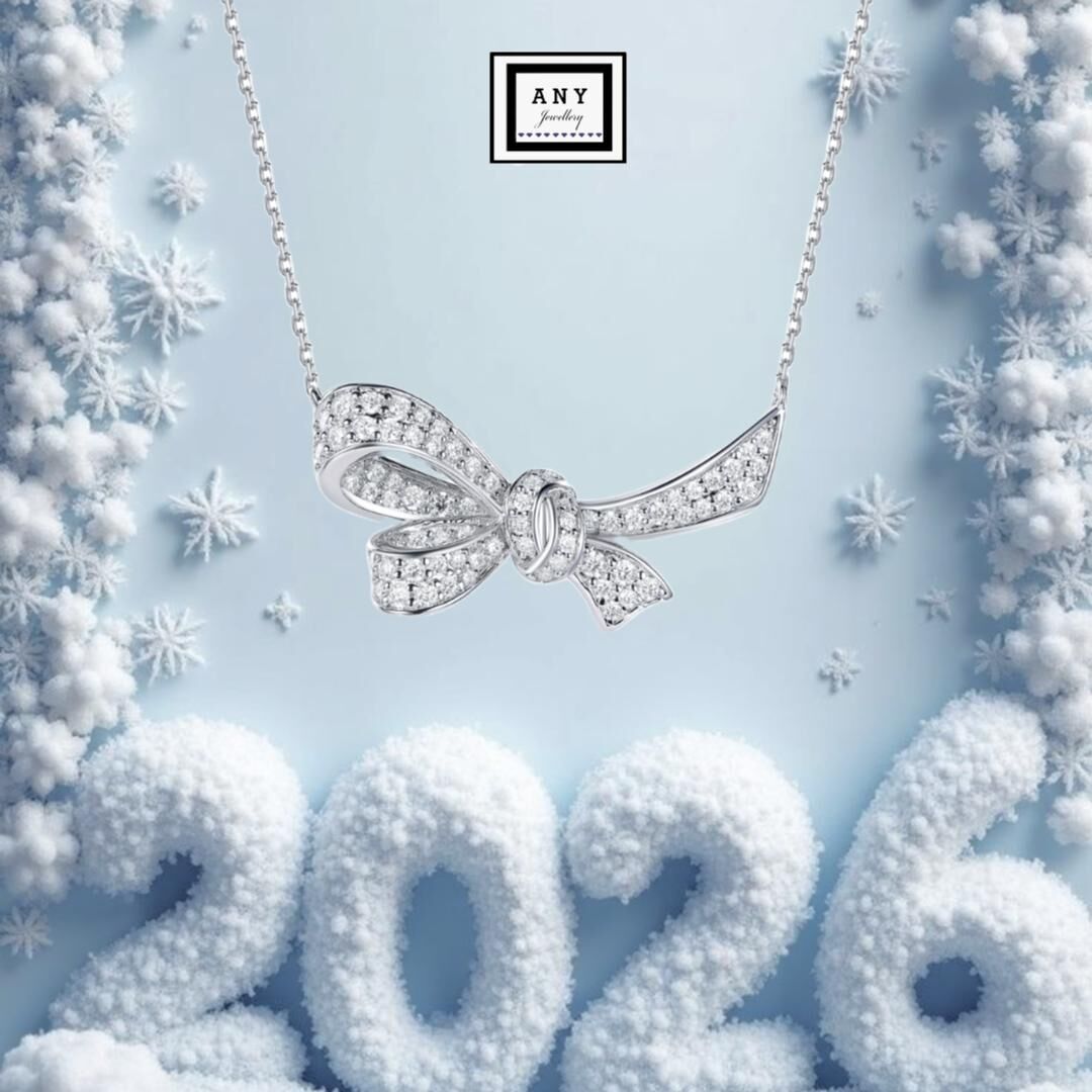 TG031 A17 N2901 Butterfly Bow Necklace（莫桑）