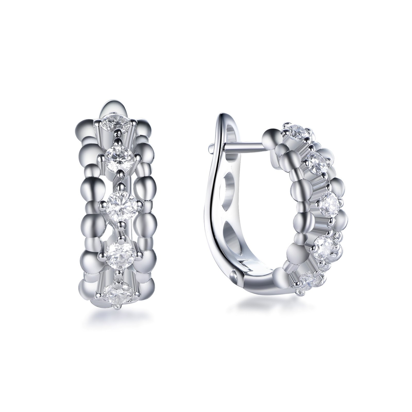 TG038 A24 E4063 Vintage Hoop Earrings（莫桑）