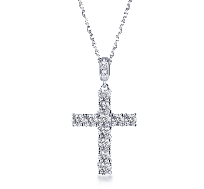 TG039 A25 N2885 Cross Necklace（莫桑）