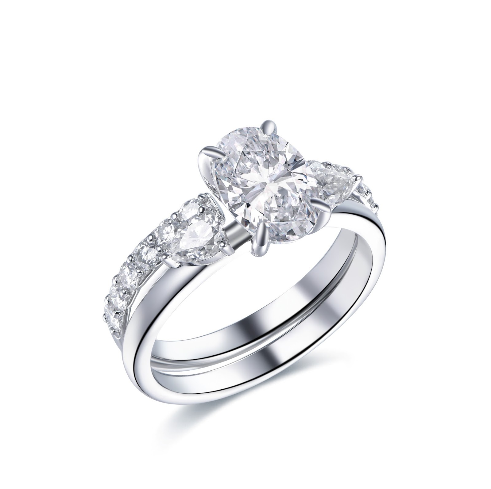 TG049 35A R6948 三戴款戒指（莫桑）