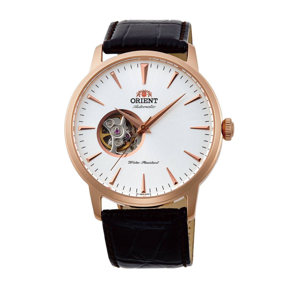 ORIENT 東方錶 半鏤空機械錶 皮帶款 TAG02002W