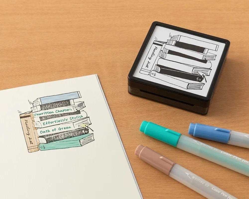 MIDORI (MD) | 海外限定手繪浸透印章 三款