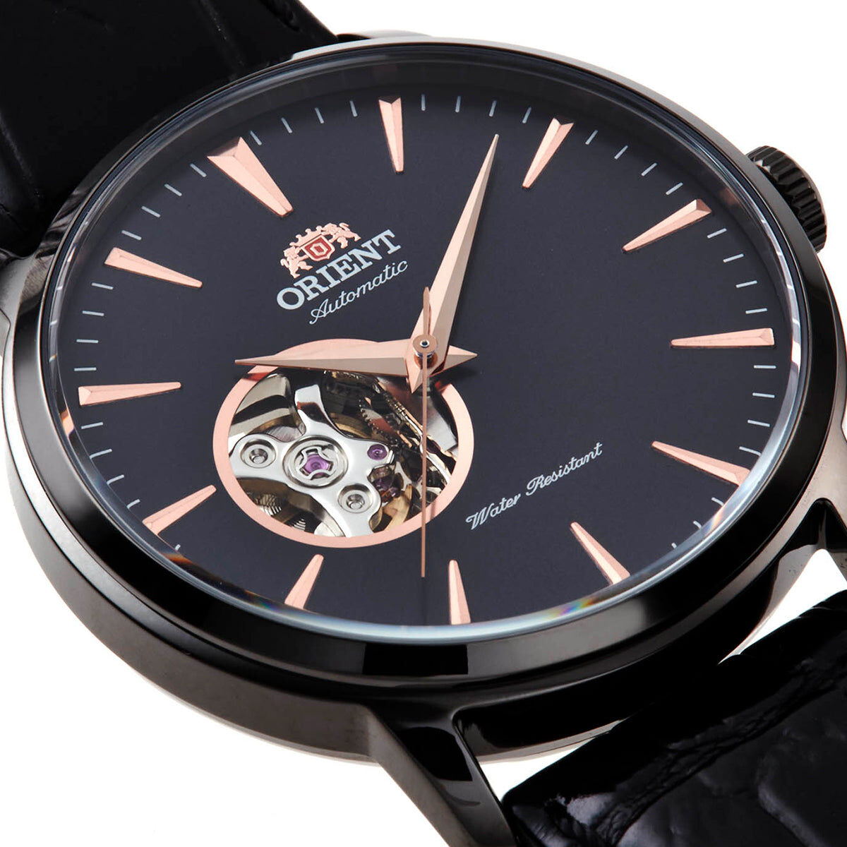 ORIENT 東方錶 半鏤空機械錶 皮帶款 TAG02001B