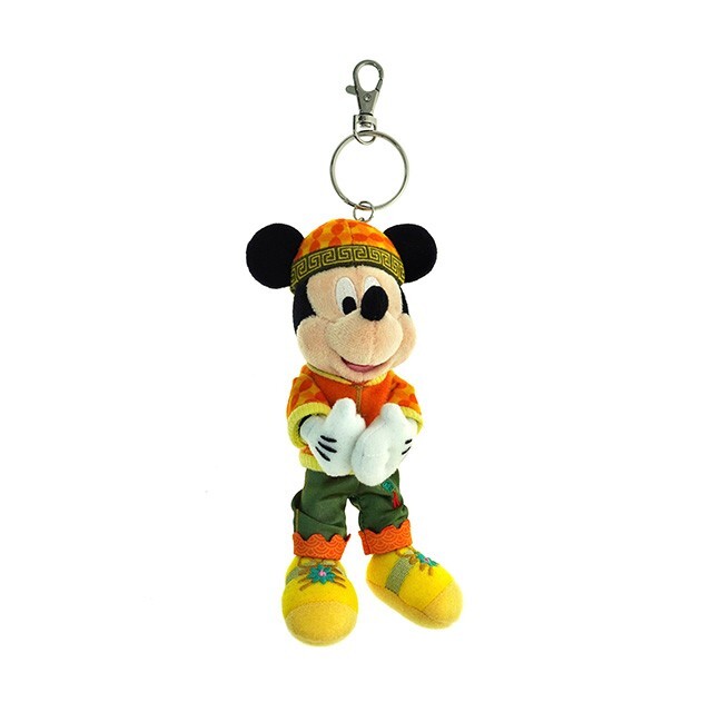 2026 新春限定 米奇 Mickey 造型 絨毛 吊飾 鑰匙圈 -香港迪士尼樂園
