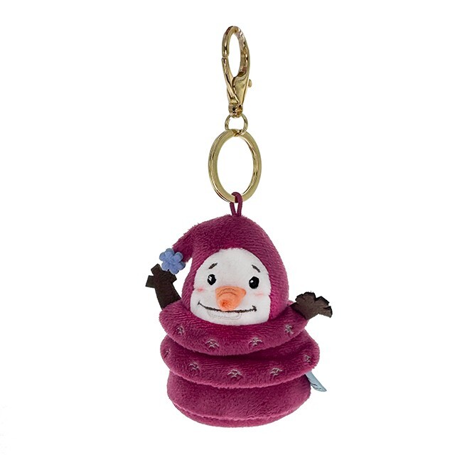 雪寶 Olaf 紅色聖誕樹裝 絨毛 鑰匙圈 吊飾 冰雪奇緣 Frozen -香港迪士尼樂園