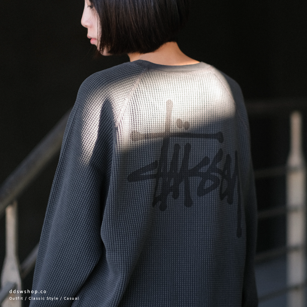 "代購" Stüssy 25SS BASIC THERMAL 華夫格 大學踢