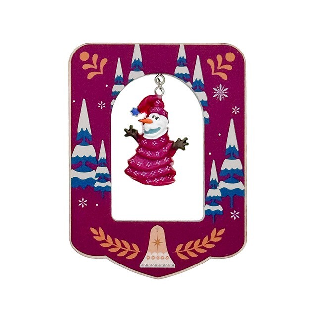 雪寶 Olaf 紅色聖誕樹裝 造型 磁鐵 冰雪奇緣 Frozen -香港迪士尼樂園