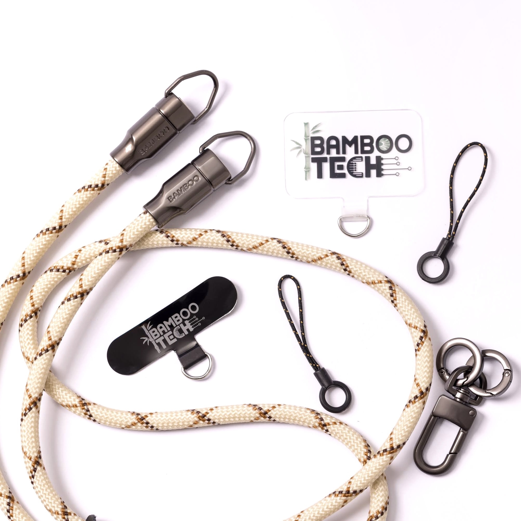 bambootech 二合一 Type-C 手機充電掛繩｜解放雙手 x 隨身快充