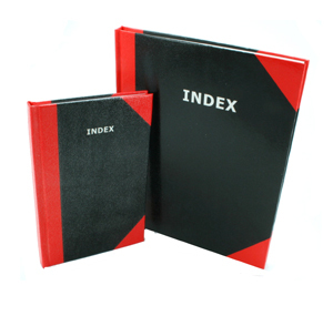 ( SPECIAL OFFER )6" x 8"  HARD COVER INDEX BOOK 200 Pg. 500516040