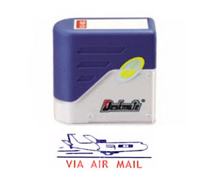 德士美光敏印章  KE-A01A  VIA AIR MAIL w/PLANE  (雙色) 501310000