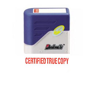 德士美光敏印章 KE-C17 - CERTIFIED TRUE COPY 501310330