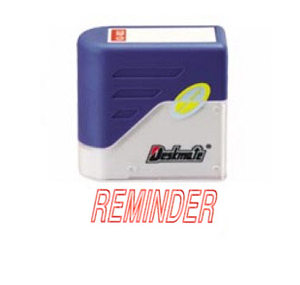 德士美光敏印章  KE-R04A - REMINDER (實心) 501311010