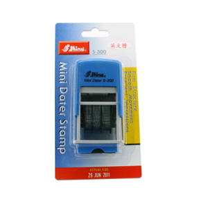 新力牌 S-S300 日期回墨印 - 藍色 (3mm) 501405300