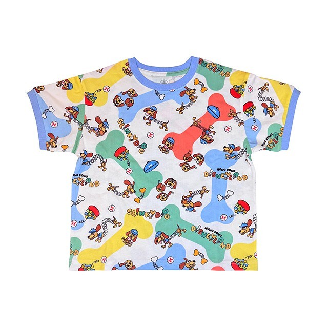 彈簧狗 Slinky Dog  棒球系列 滿版圖案 小童 兒童 短T 上衣 玩具總動員 Toy Story -香港迪士尼樂園