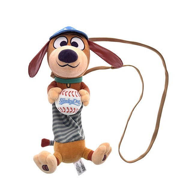 彈簧狗 Slinky Dog  棒球系列 絨毛 娃娃 玩偶 造型 斜背小包 玩具總動員 Toy Story -香港迪士尼樂園
