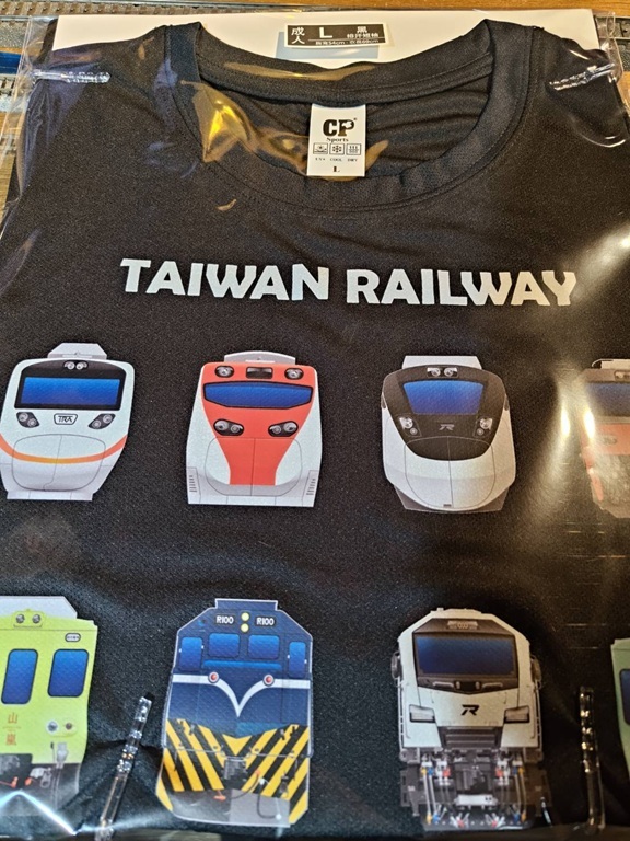 Digitrack 火車臉譜成人排汗衫-黑-L