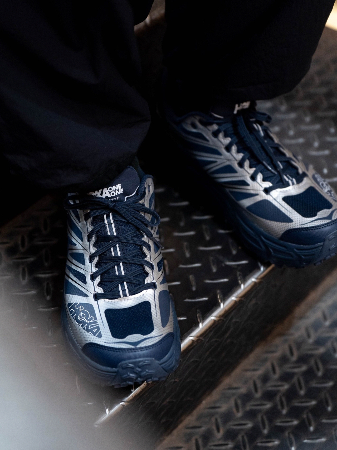 代購-Hoka ONE ONE Mafate Speed 2 海軍藍銀 ”Varsity Navy/Silver “ 越野機能鞋 1126851-VYNV