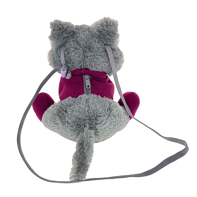 World of Frozen 限定 貓咪 絨毛 娃娃 玩偶 造型 斜背小包 冰雪奇緣 Frozen -香港迪士尼樂園