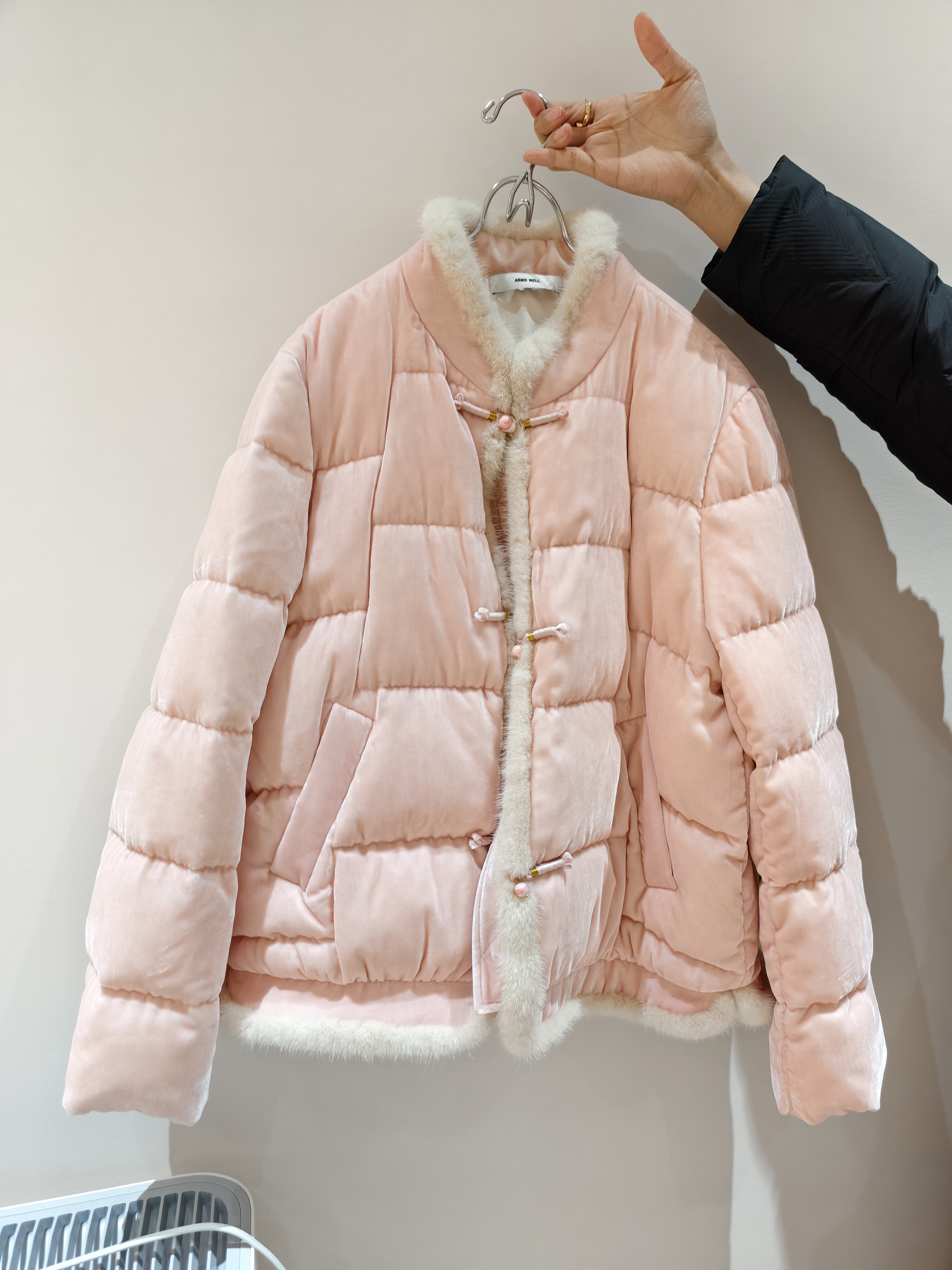 0109An95-春節靚衫-中式厚外套 (粉紅)（A95）