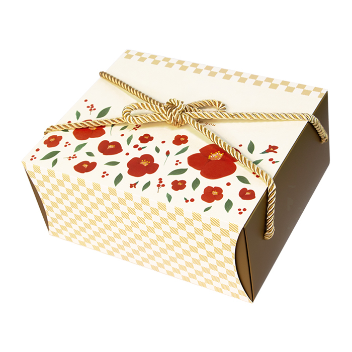 抽屜盒(大) 花漾祝福(附繩) 10入/包 19*15.5*9*0.8cm【3A08-115506】