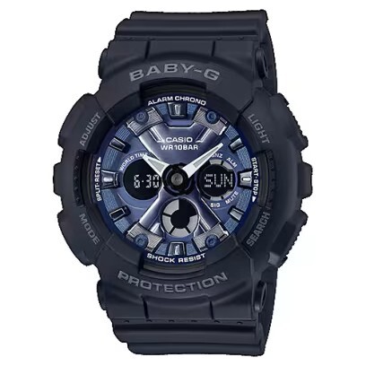 【CASIO 卡西歐】BABY-G 雙顯運動錶玫瑰金面 BA-130-1A2