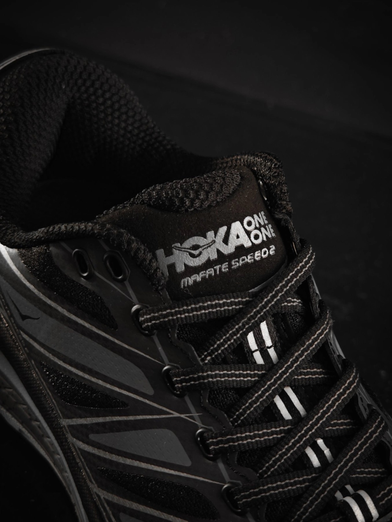 代購-HOKA ONE ONE Mafate Speed 2 鞋 男女同款 黑色 1126851-BCSTL