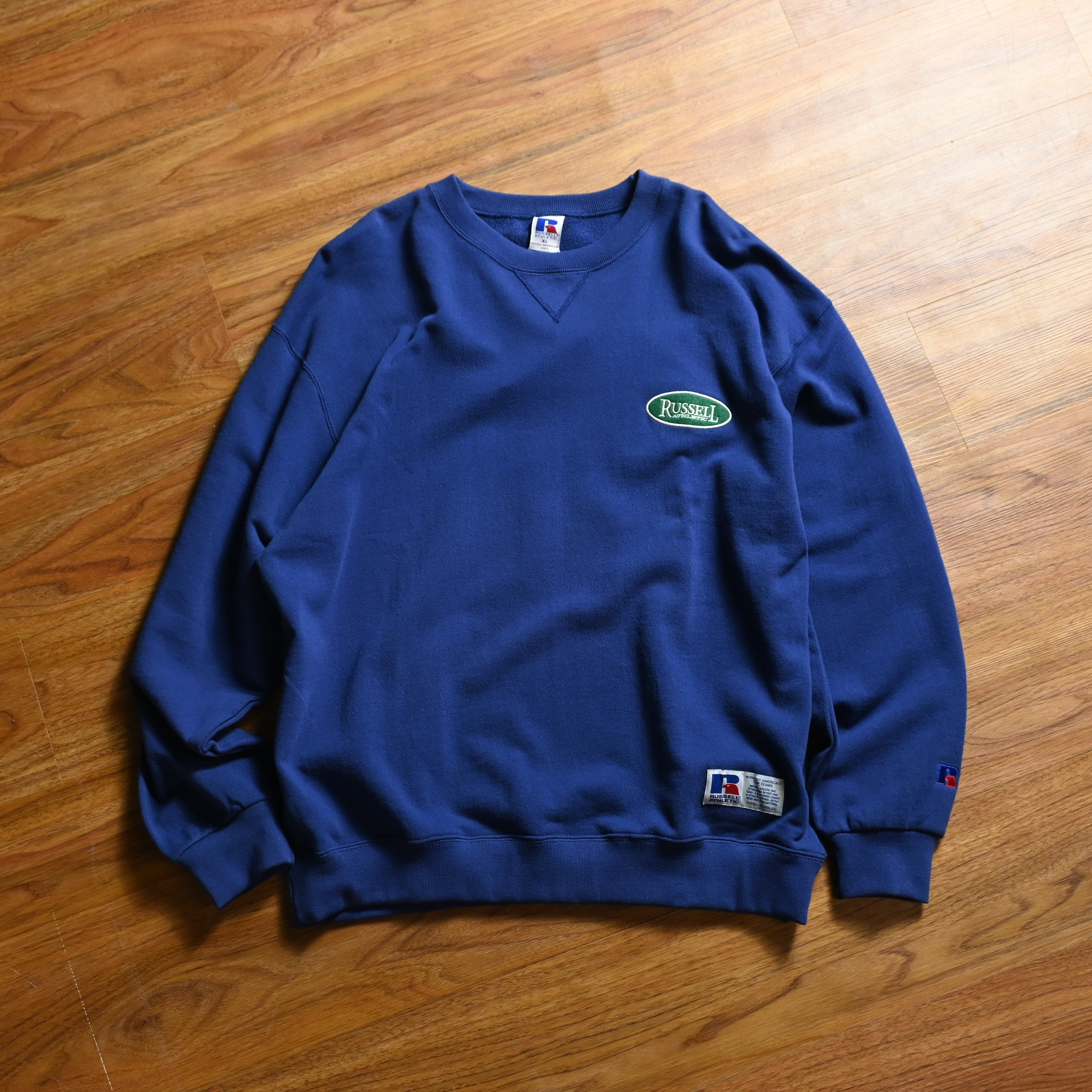 Russell Athletic JP Sweat Chest Logo Patch Crew