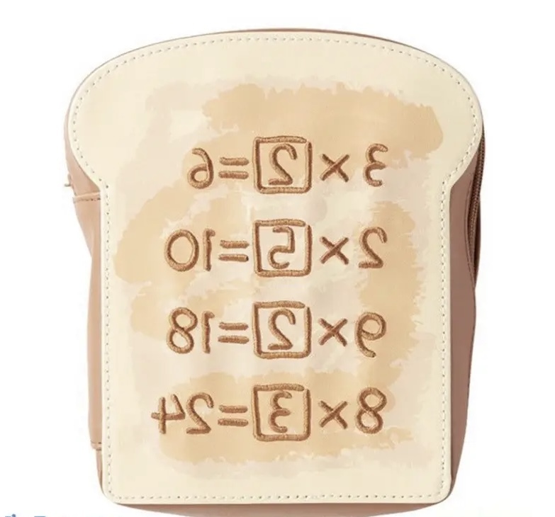 JP 多啦A夢 合皮刺繡記憶麵包 Pouch 6419 TK260109