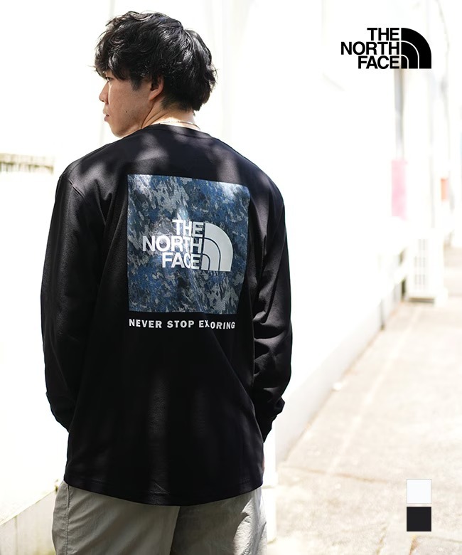 日本 The North Face Square Digital Graphic L/S Tee [nt82545]