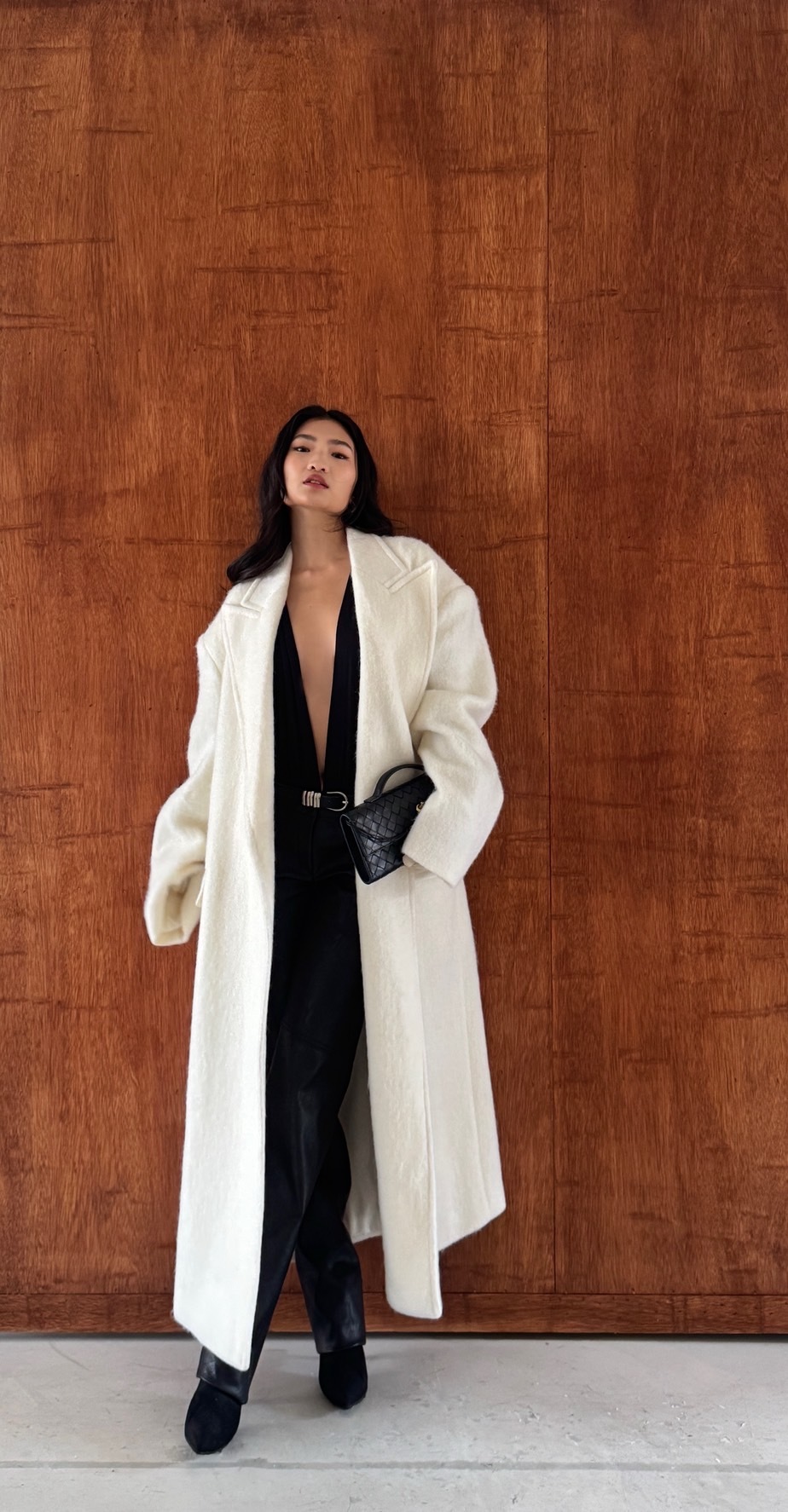 毛呢長大衣(現貨)