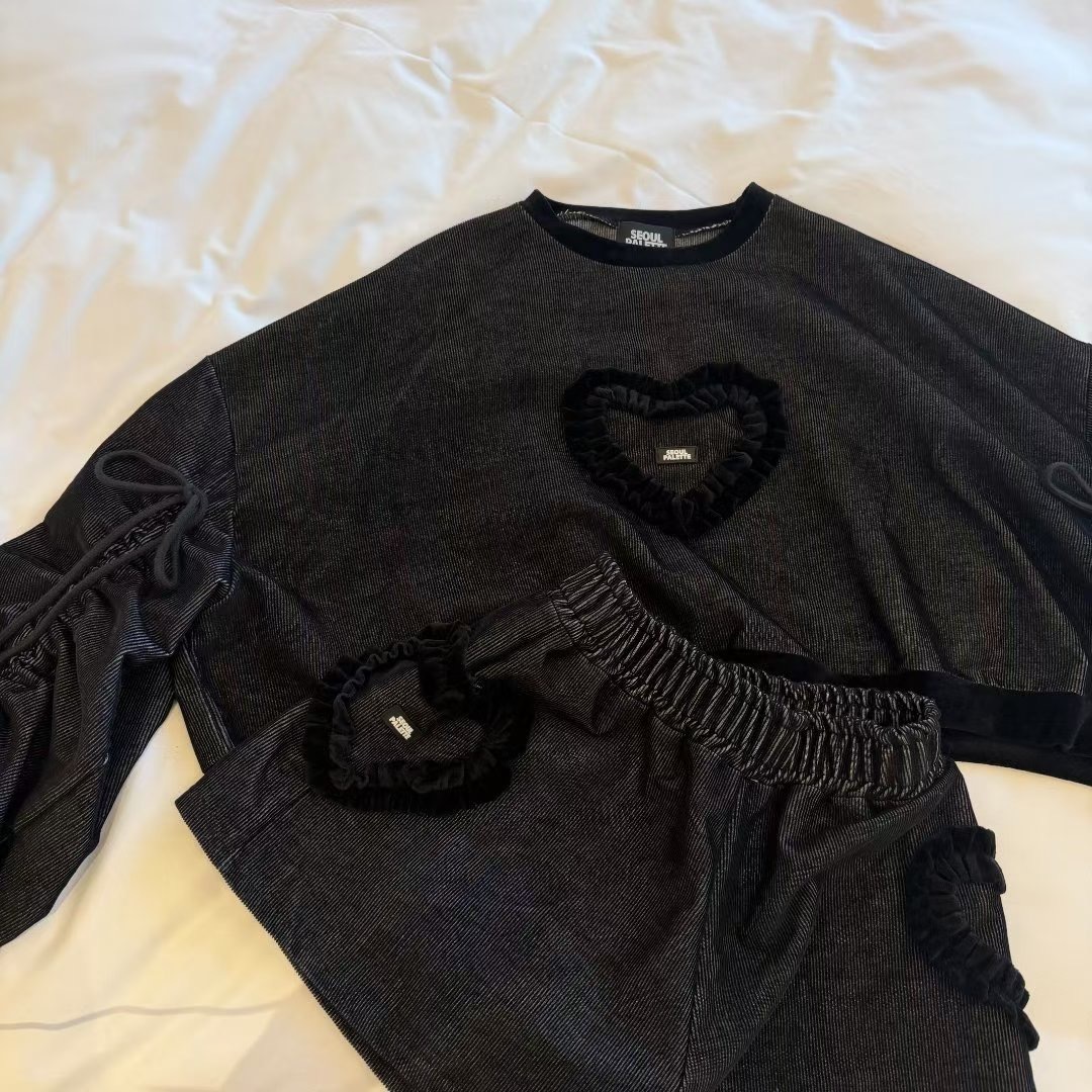 🇰🇷愛心套裝💙🖤💙🖤