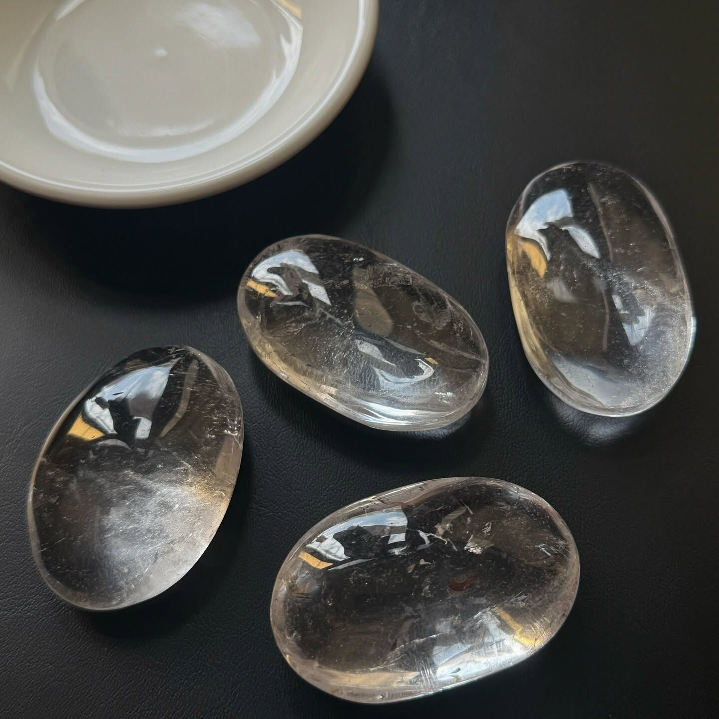 [原石] 透體白水晶 水晶把玩