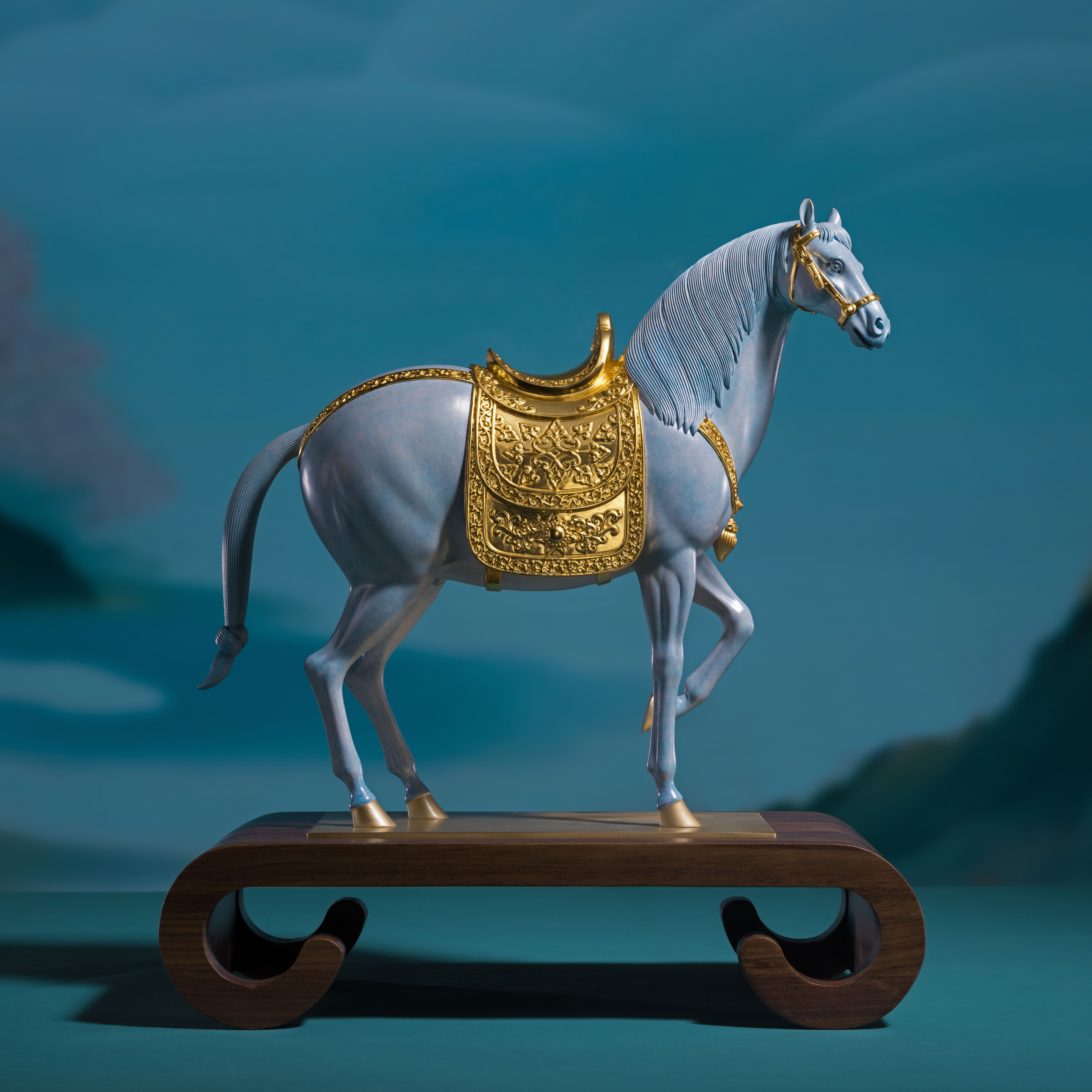 富貴唐馬(吉祥青)