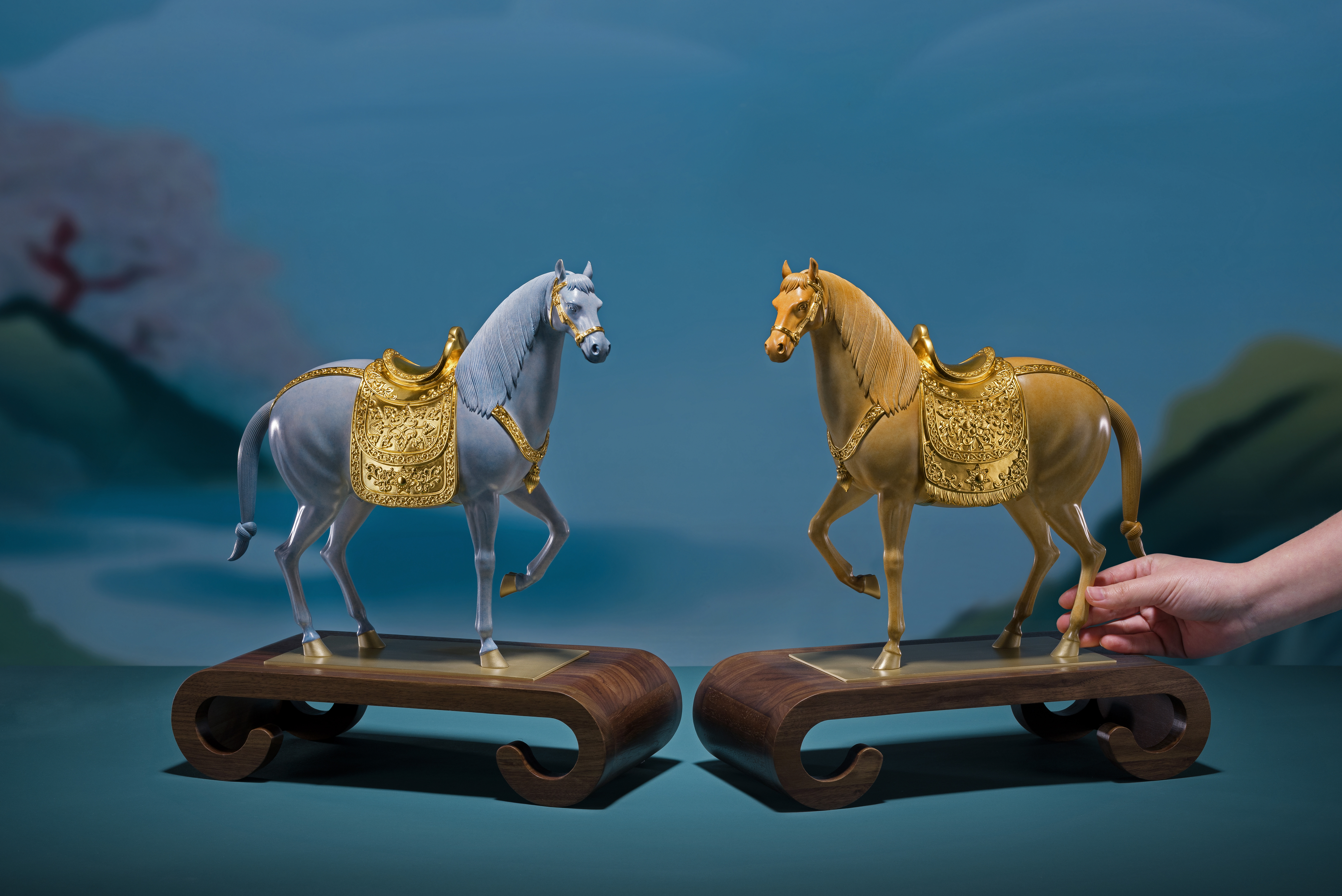 富貴唐馬(吉祥青)